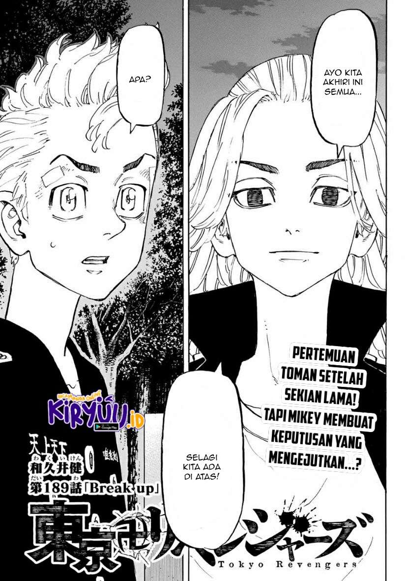 Tokyo卍Revengers Chapter 189 Gambar 2